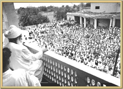 First Darshan, after the operation.