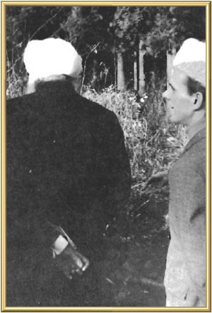 The Master and Louis Corelli look over the site.